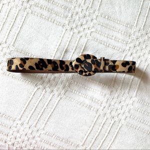 RUZA FAUX LEOPARD ACCENT BELT SIZE MEDIUM!!!